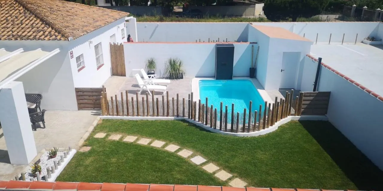 La Palapa Alojamientos Con Piscina Privada Y Cerca Del Mar, Mire Las Fotos Y Elija El Suyo, Le Esperamos Chiclana de la Frontera Ισπανία